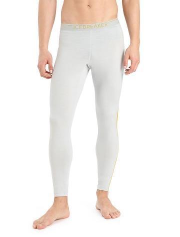 Ether / Silent Gold Men's Icebreaker Merino 200 Sonebula Thermal Leggings Base Layers | USA 1364RVDW